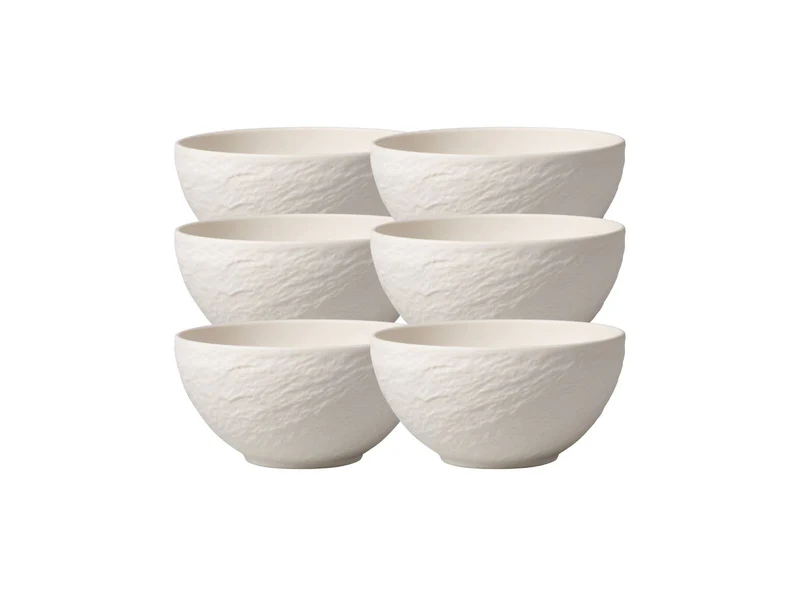Villeroy & Boch Manufacture Rock blanc Bol 14 cm Set6