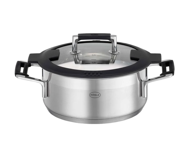 Rösle Silence® Pro Bratentopf mit Deckel 20 cm