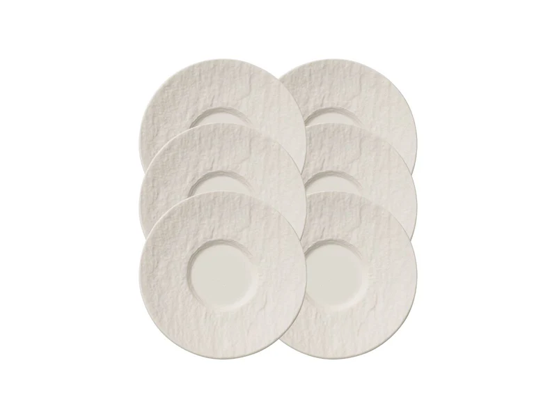 Villeroy & Boch Manufacture Rock blanc Mokka-/Espressountere Set6