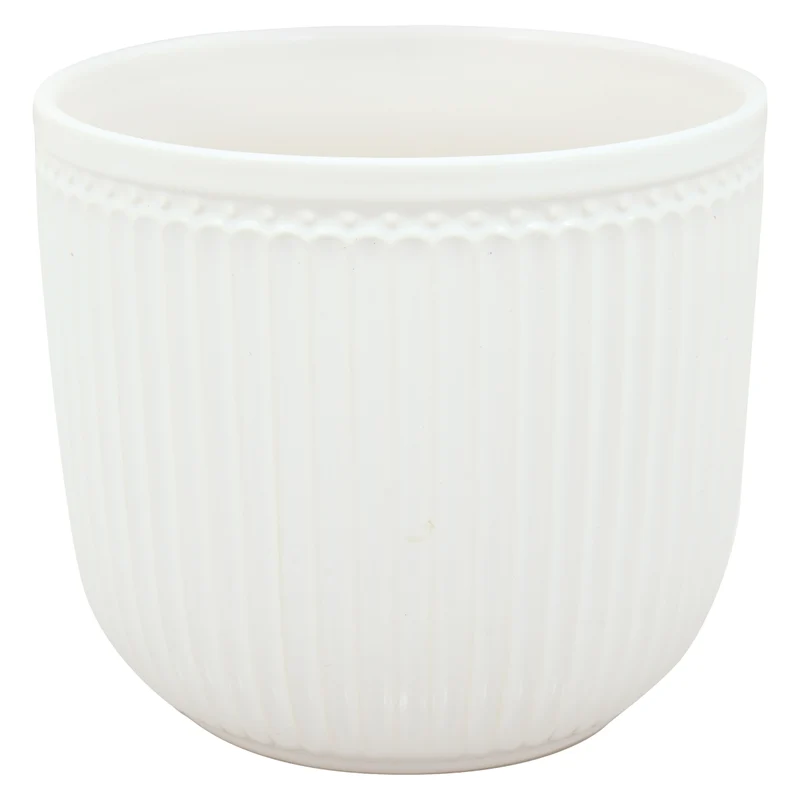 Greengate Alice Blumentopf white large 16 cm