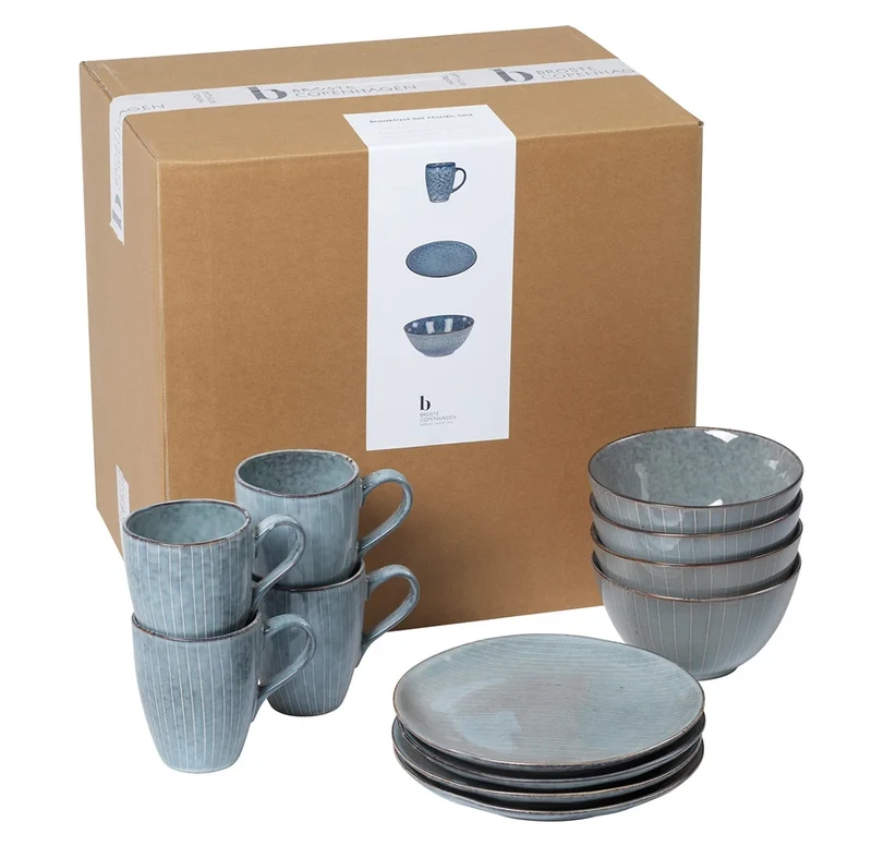 Broste Copenhagen NORDIC SEA Frühstücksset 12tlg