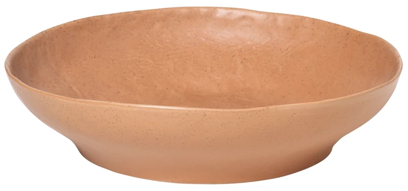 Broste Copenhagen Shape Camel mit Struktur Schale 26,5 x 6 cm