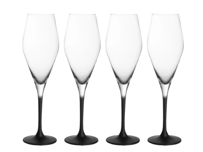 Villeroy & Boch Manufacture Rock Champagnerkelch-Set 4tlg.
