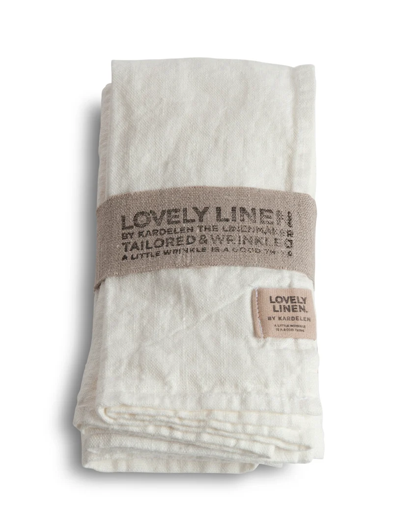 Lovely Linen Lovely Serviette Leinen off-white (1 Stück)