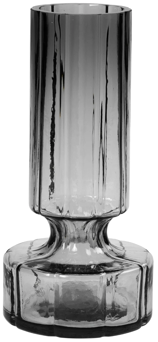 Broste Copenhagen Hyacint Vase Glas Smoked Pearl Clear 24,9 cm
