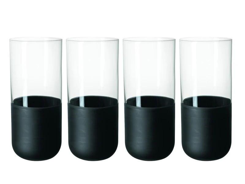 Villeroy & Boch Manufacture Rock Longdrinkbecher Set 4tlg.