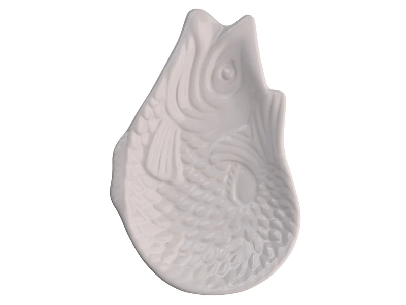 Giftcompany Monsieur Carafon Fisch Dekoteller weiß 12,5x8,3cm