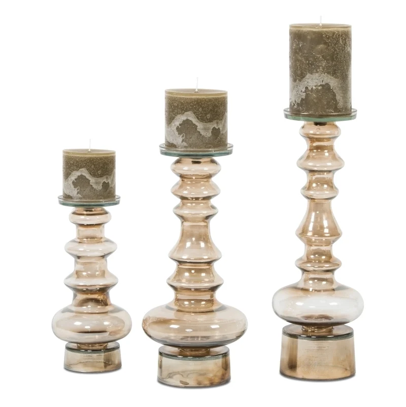Dekocandle Kerzenhalter glas Ø 18 x 40 cm
