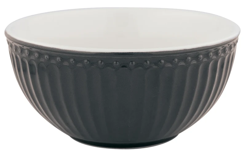 Greengate Alice Müslischale dark grey 14 cm