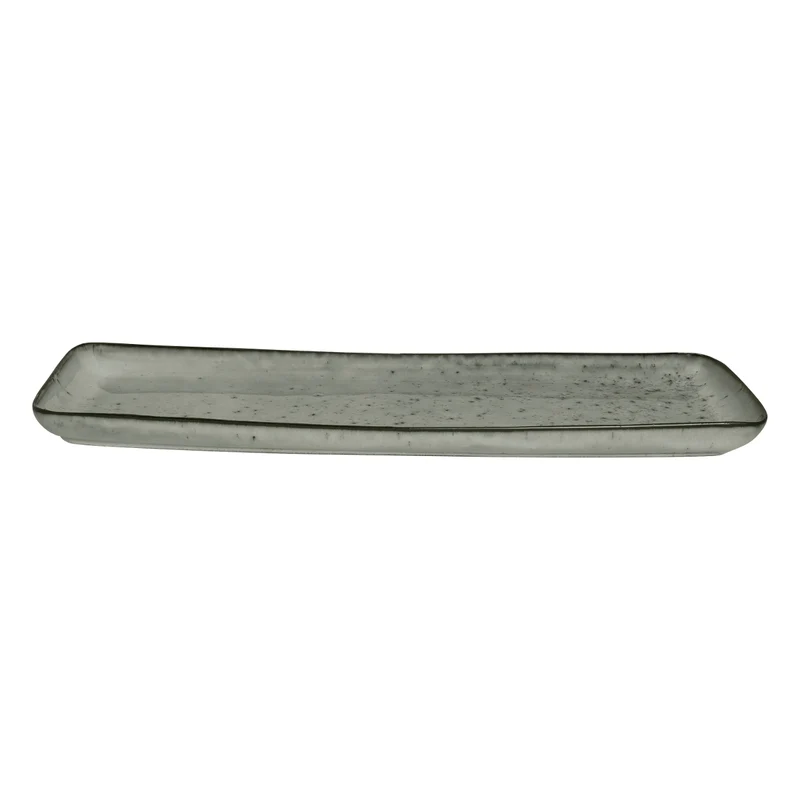 Broste Copenhagen NORDIC SEA Platte eckig 12,5 x 35 cm