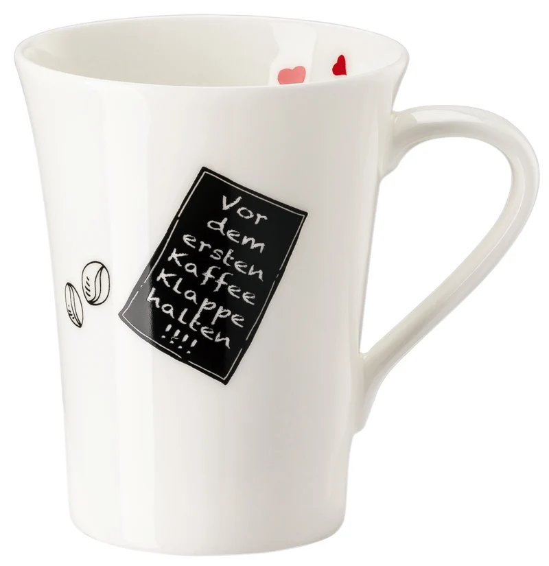 Hutschenreuther My Mug Worte - Kaffee Becher mit Henkel 0,4 l