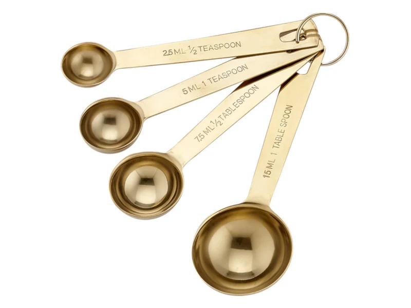 ladelle Lawson Messlöffelset Gold 4tlg.