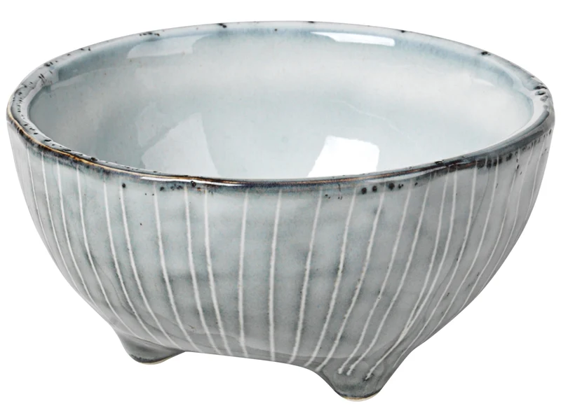 Broste Copenhagen NORDIC SEA Schale L mit kleinen Füßen 11 cm