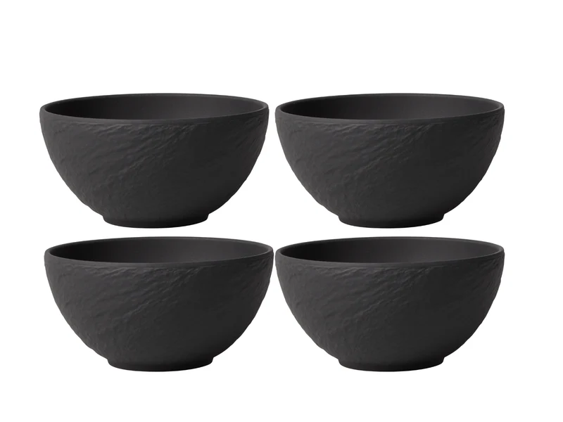 Villeroy & Boch Manufacture Rock Bol 14 cm Set4