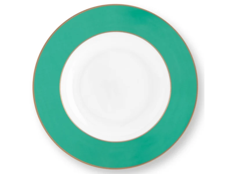 PIP STUDIO Chique Suppenteller gold-green 23,5 cm
