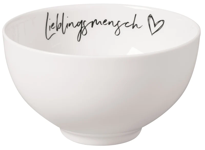 Villeroy & Boch Statement Bol Lieblingsmensch 14 cm