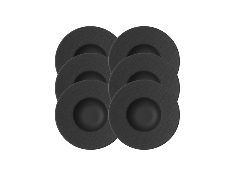 Villeroy & Boch Manufacture Rock Pastateller 29 cm Set6