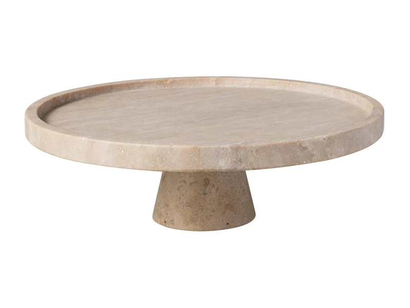 Villeroy & Boch Manufacture Travertine Servierschale mit Fuß 28x10cm