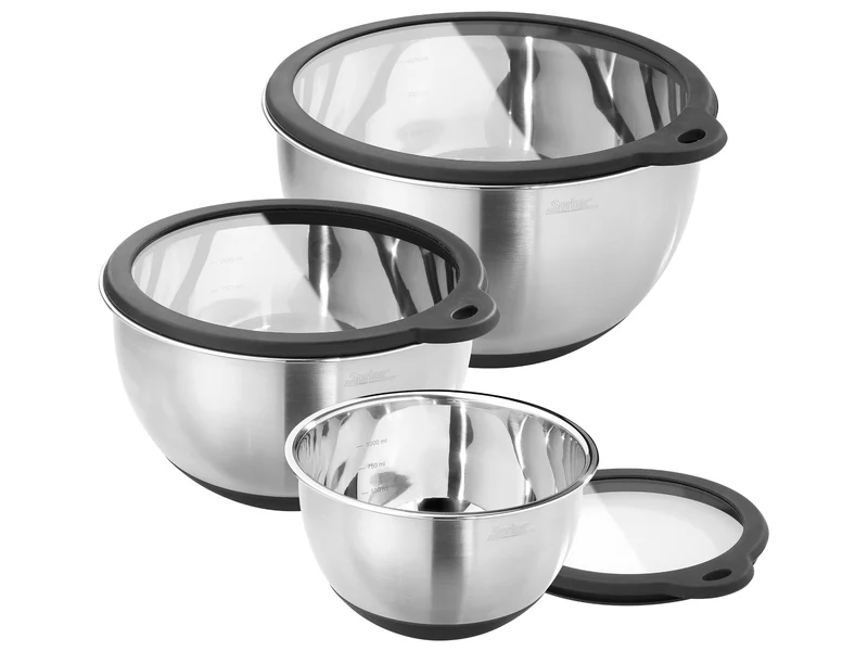 Spring TOOLS FUSION2+ Schüssel-Set mit Glasdeckel 3tlg