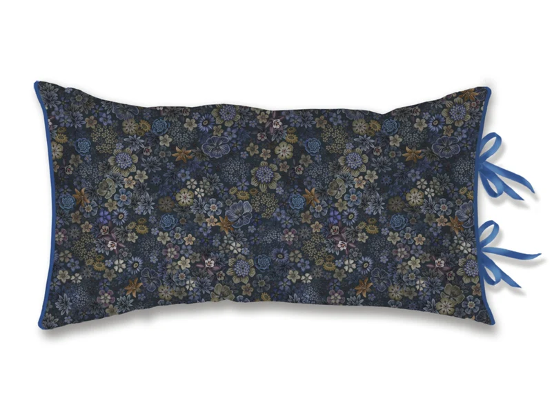 Pip Studio Tutti i Fiori Kissen dunkelblau 35x60cm (1 Stück)