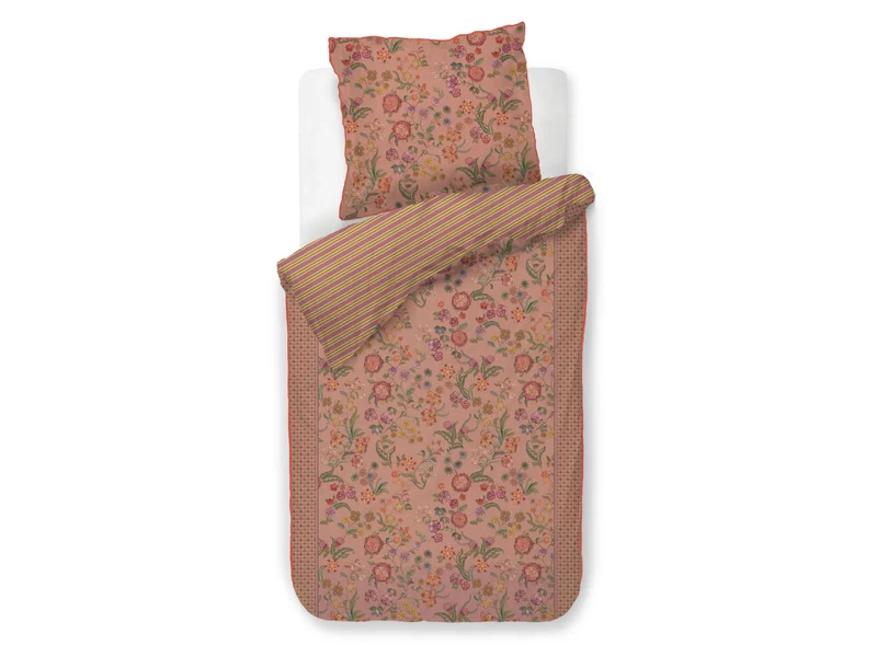 Pip Studio Coco Flower Bettwäsche koralle 135x200cm (1 Stück)
