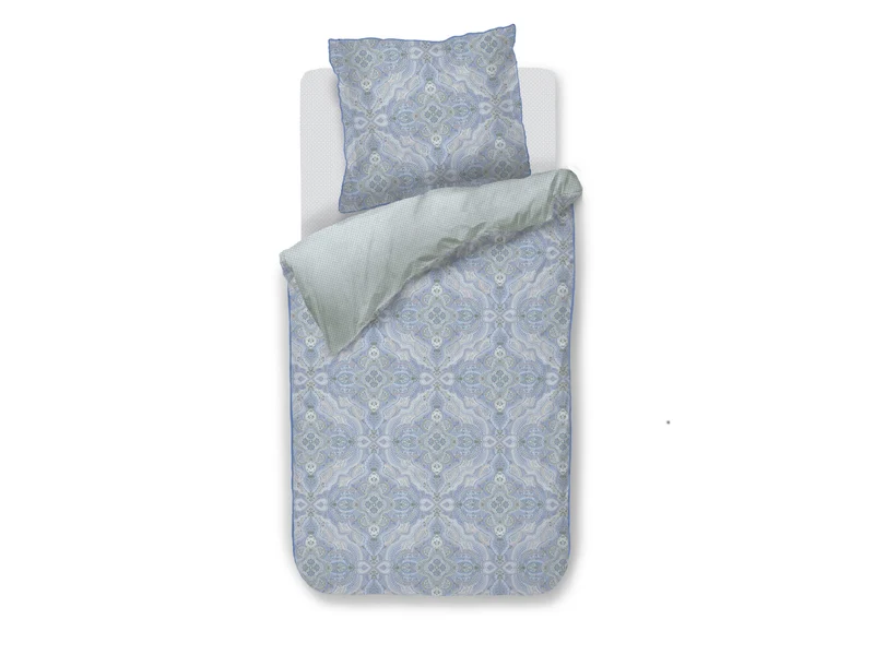 Pip Studio Moon Flower Bettwäsche hellblau 135x200cm (1 Stück)
