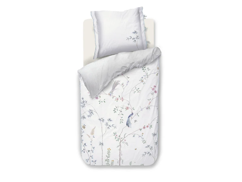 Pip Studio Bamboo Blossom Bettwäsche weiß 135x200cm (1 Stück)