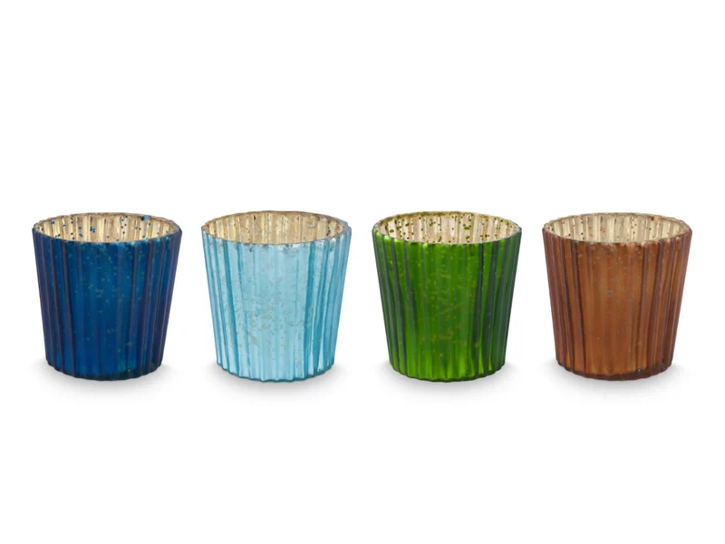 PIP STUDIO Love Birds Teelichthalter Glas blau 4er Set
