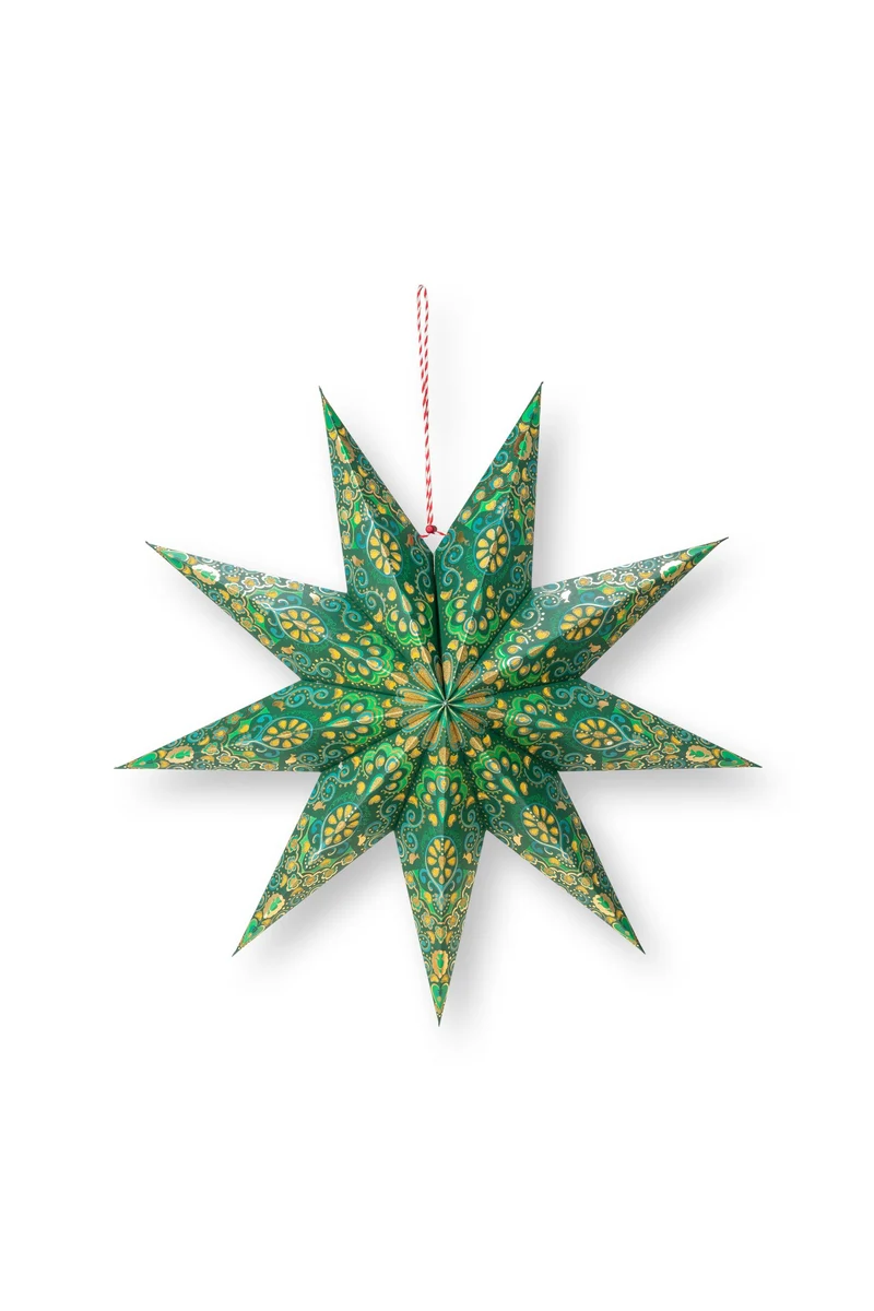 PIP STUDIO Christmas Weihnachtsstern dunkelgrün 60cm