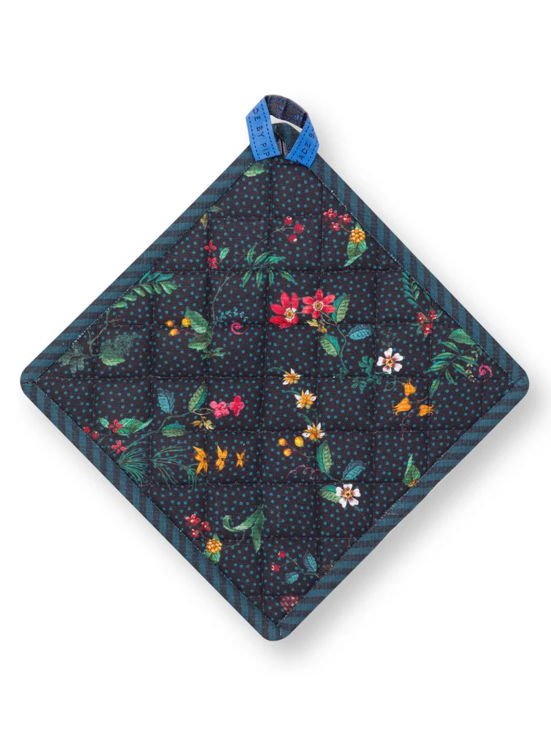 PIP STUDIO Square Berry Blues Topflappen blau 22cm