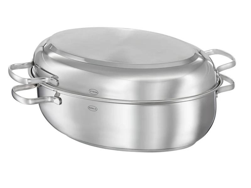 Rösle PUREELEMENTS Bräter ProCeraPlus mit Edelstahldeckel 29cm