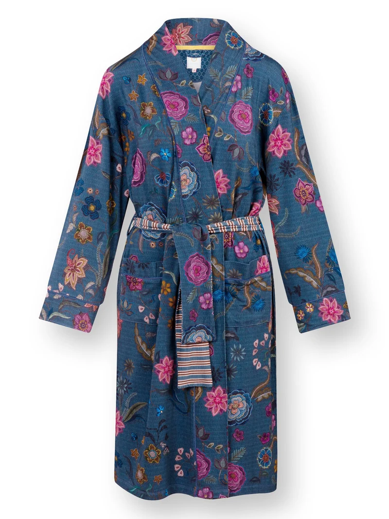 PIP STUDIO Nisha Kimono Flower Blue XS