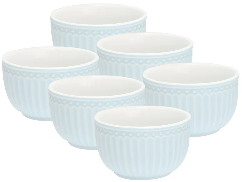 Greengate Alice Mini Bowl pale blue 8,5 cm Set6