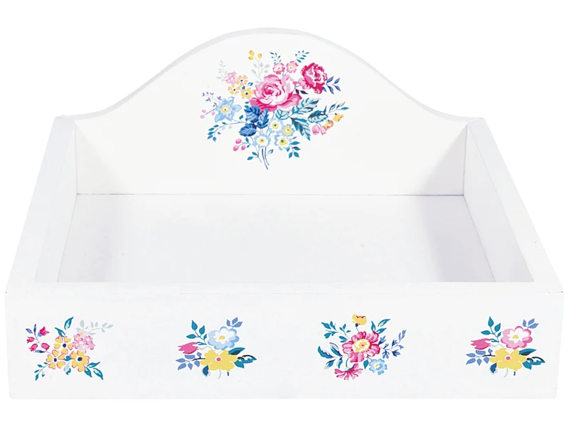 Greengate Elina Serviettenhalter white 19x19x4cm