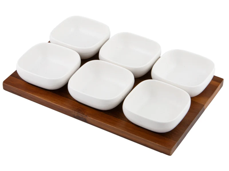 ladelle ESSENTIALS Schalenset weiß 7tlg