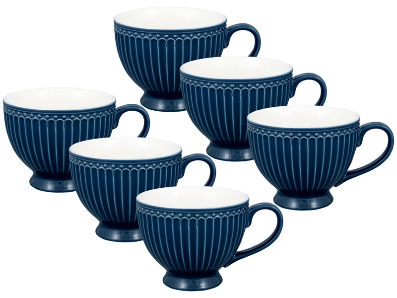 Greengate Alice Teetasse dark blue 0,4l Set6