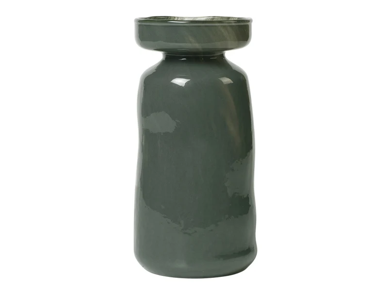 Broste Copenhagen Solai Vase dark green 19,5cm