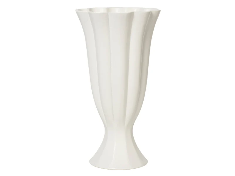 Broste Copenhagen Heli Vase L beige 30cm