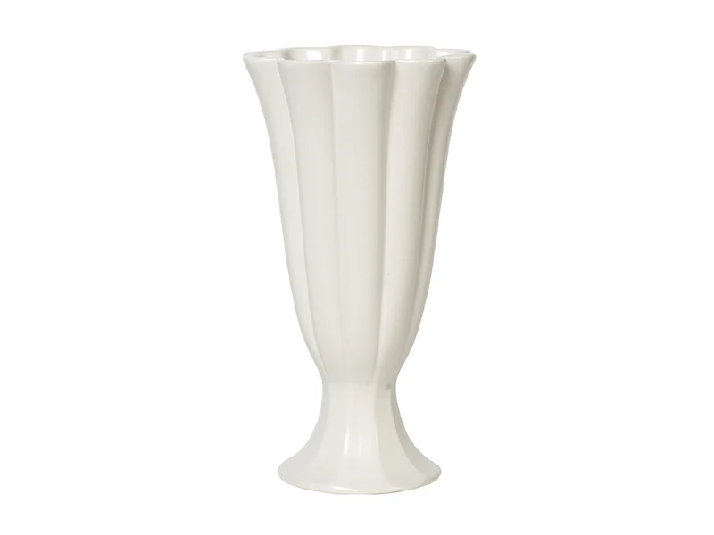 Broste Copenhagen Heli Vase S beige 22cm