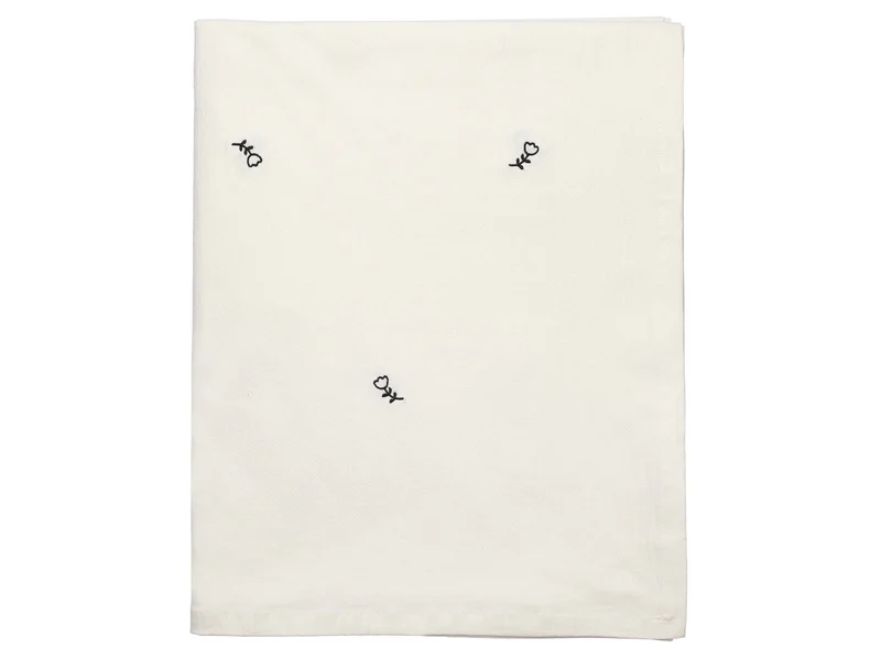 Broste Copenhagen Mai Tischdecke black/off white 160x300cm