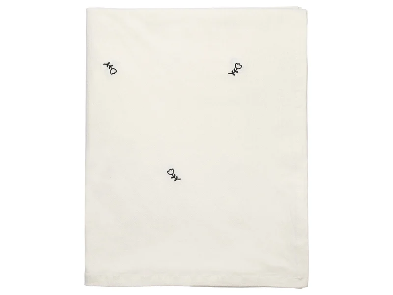 Broste Copenhagen Mai Tischdecke black/off white 160x200cm
