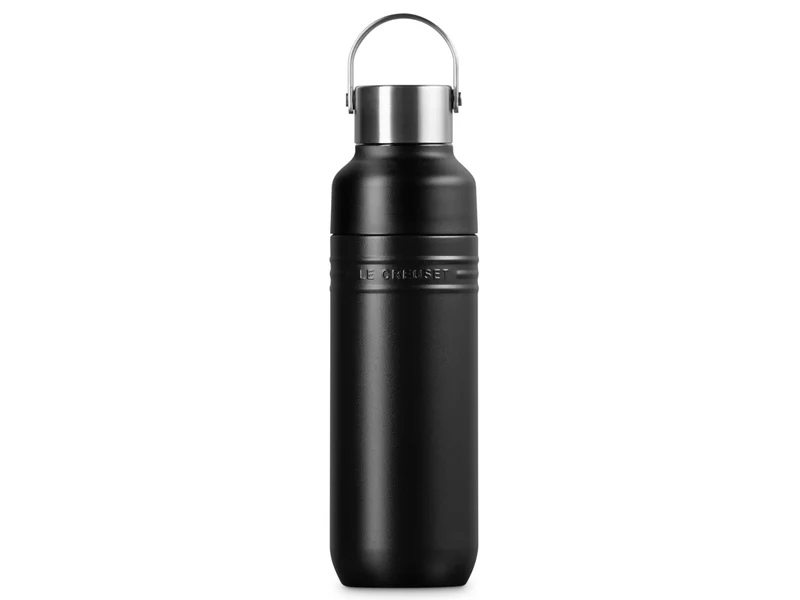 Le Creuset On The Go Trinkflasche schwarz matt 500ml