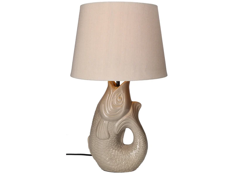 Giftcompany Monsieur Carafon Fisch Lampe S sandstone 44cm