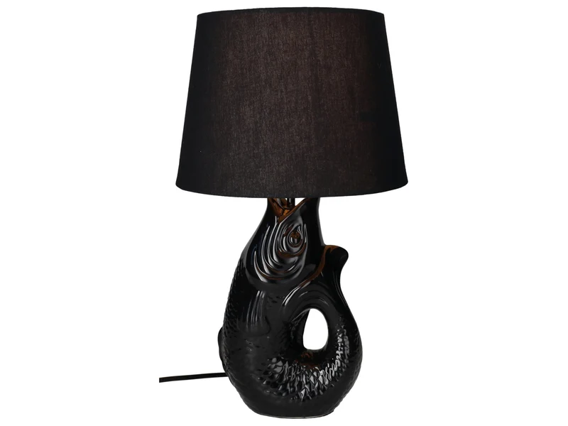 Giftcompany Monsieur Carafon Fisch Lampe S schwarz 44cm