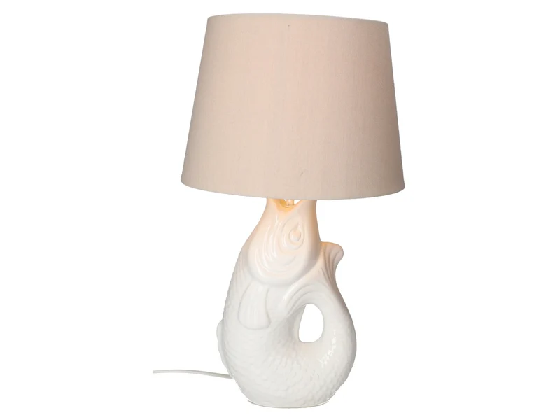 Giftcompany Monsieur Carafon Fisch Lampe S weiß 44cm