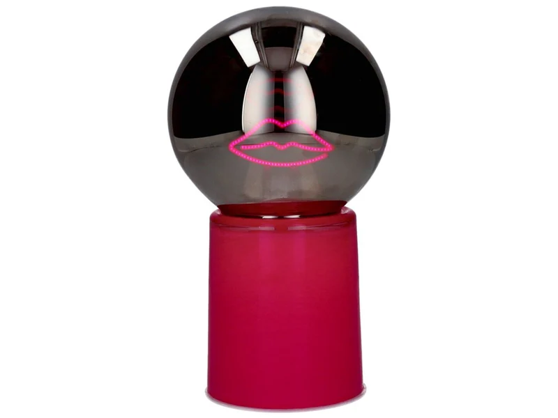 Giftcompany Glowmance LED-Leuchtkugel Neonlicht Lippen pink 21cm