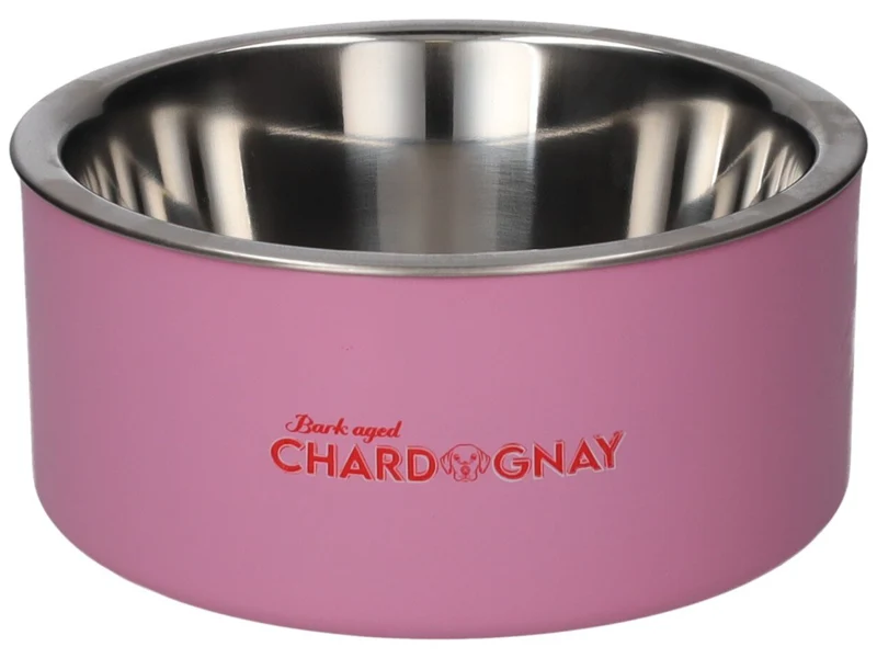 Giftcompany Love Pets Futternapf M Bark aged Chardognay rosa 20cm