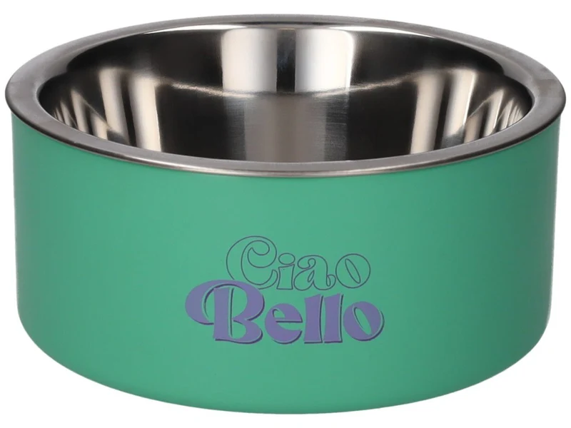 Giftcompany Love Pets Futternapf M Ciao Bello grün 20cm