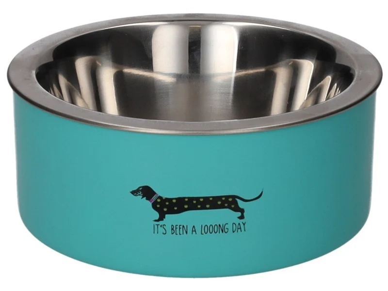Giftcompany Love Pets Futternapf S It´s been a long day türkis 17cm