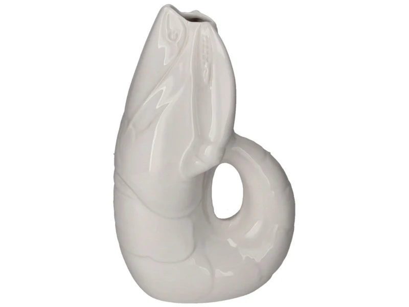 Giftcompany Madame Crevette Hummer Vase L weiß 32cm